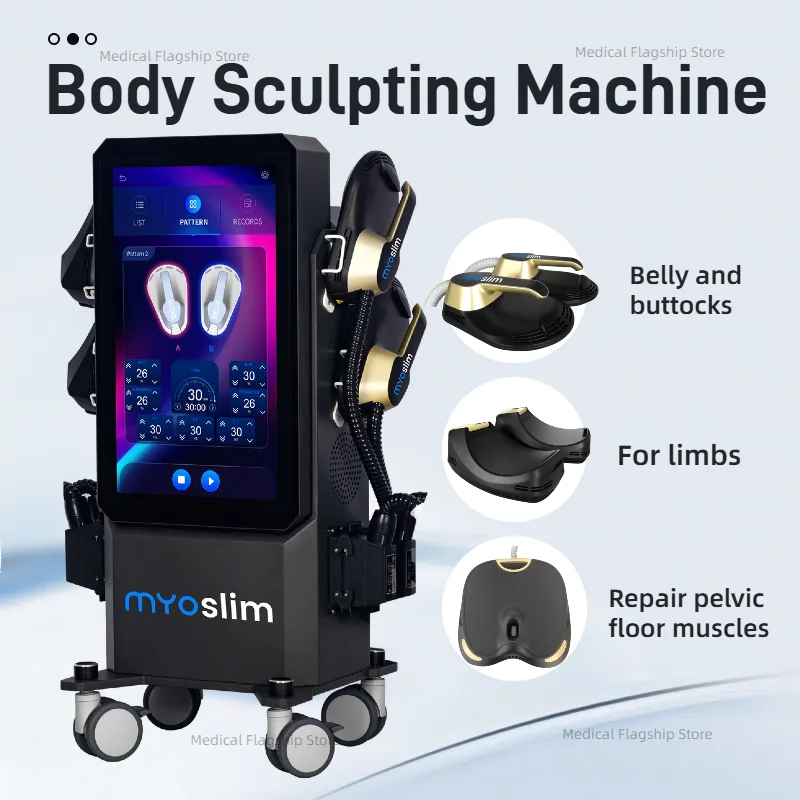 

MYOSLIM Профессиональный аппарат для похудения и коррекции фигуры Электромагнитный массажер для сжигания жира