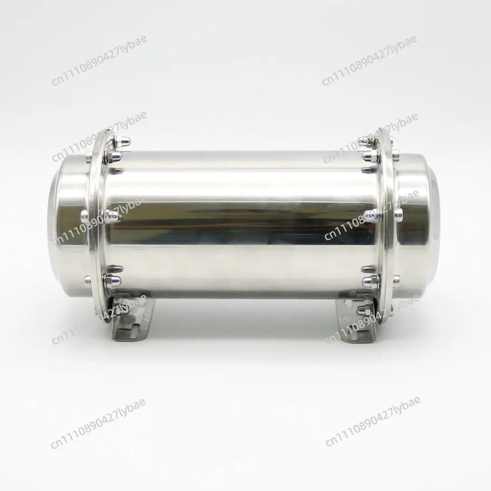 Stainless Steel Time Capsule Waterproof Lock Container Storage Future Gift 10.2