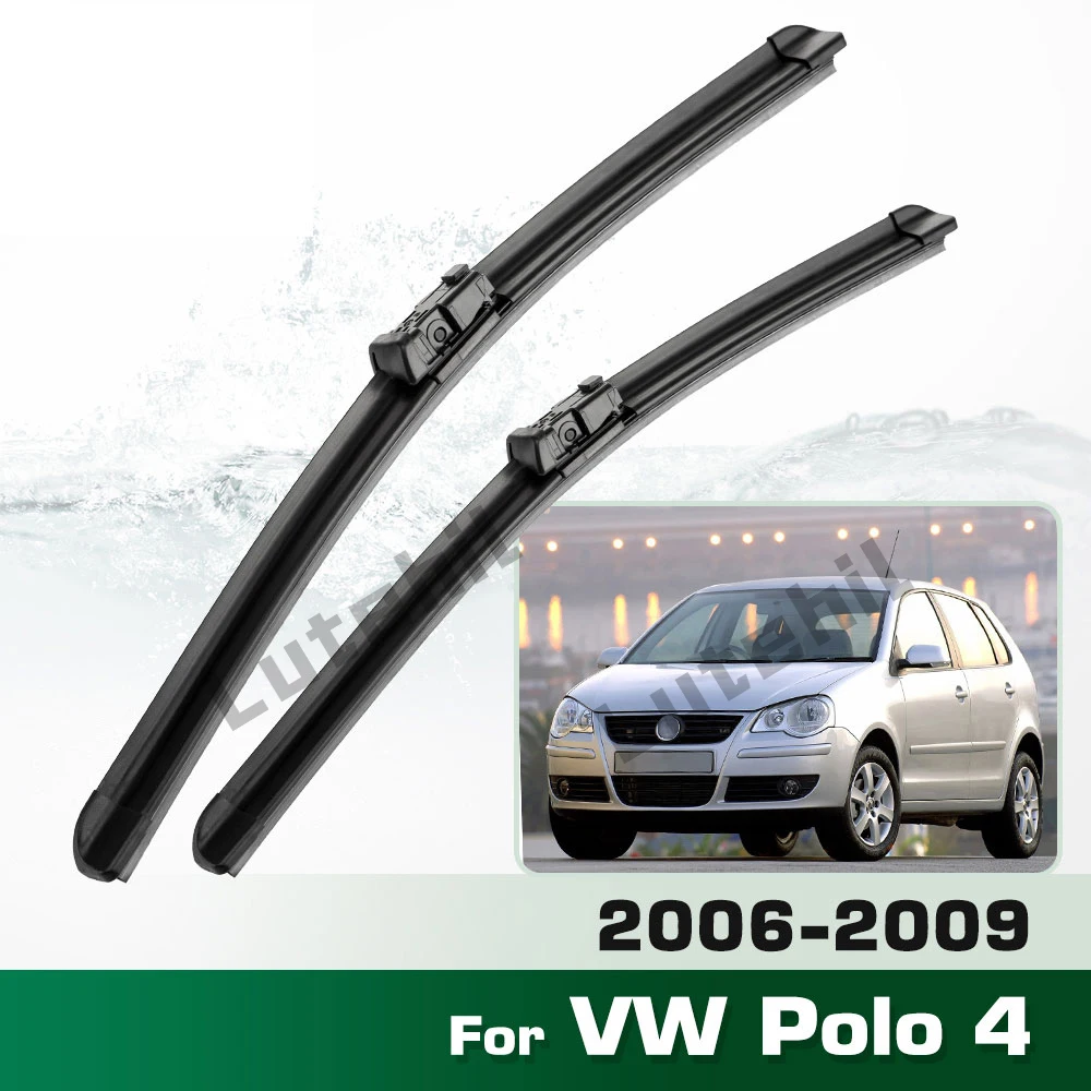 Für VW Polo 4 9N3 2006-2009 2007 2008 Wischer Front Wischer Klingen Windschutzscheibe Windschutz Fenster Pinsel 21 "+ 19"