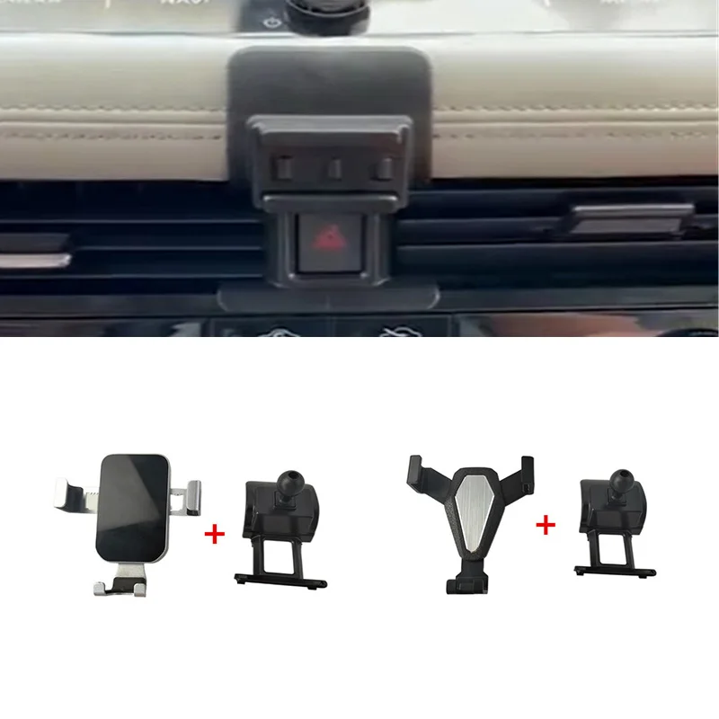 1Set ABS-Material für 2022-2025 Nissan Qashqai J12 X-Trail T33 Spezieller Auto-Handyhalter mit fester Halterung