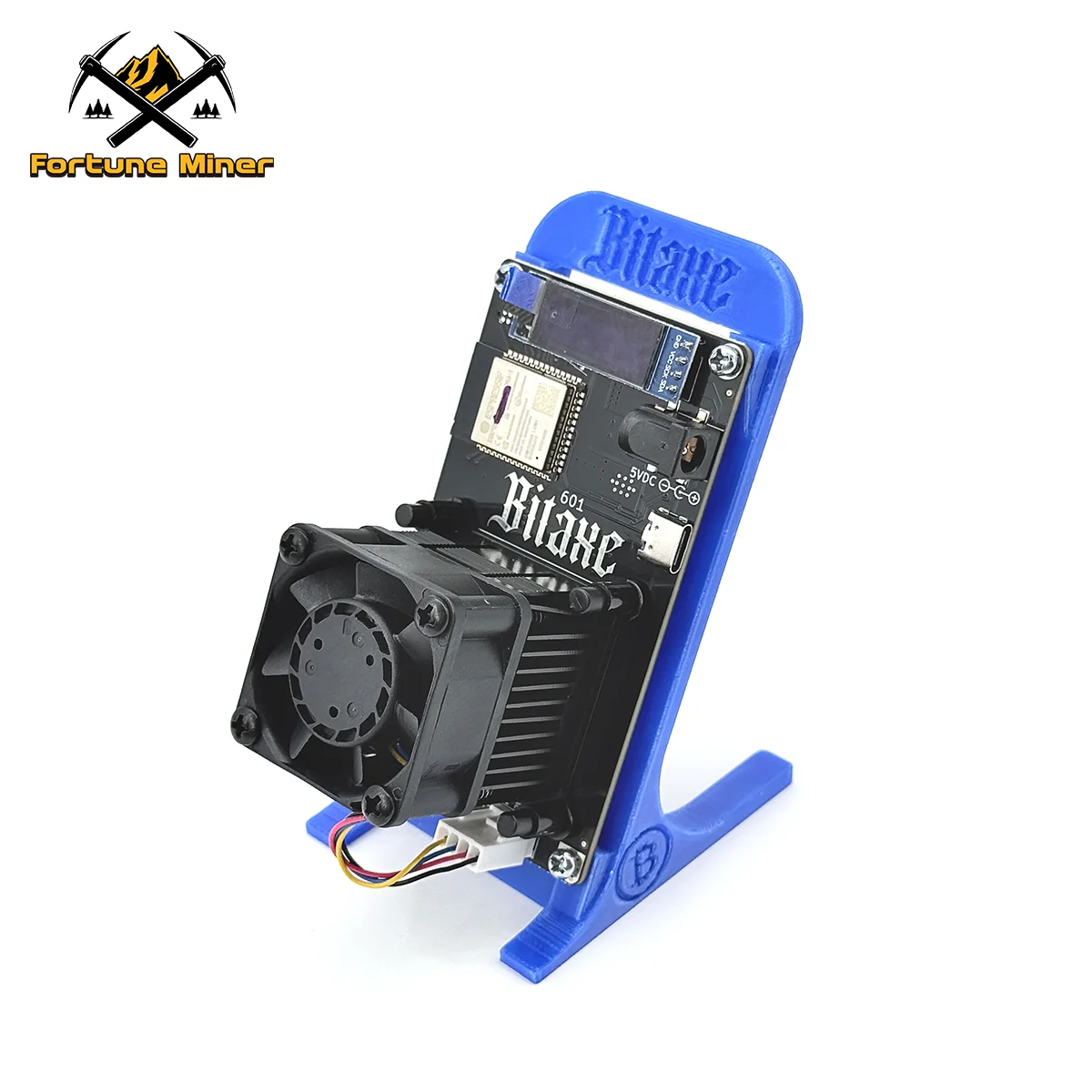 New Bitaxe Gamma 601 Lucky Miner 1.2TH/s 18W Asic Chip Solo Miner Bitcoin Miner Mining Machine UK US AU BR EU Plug Power Bule