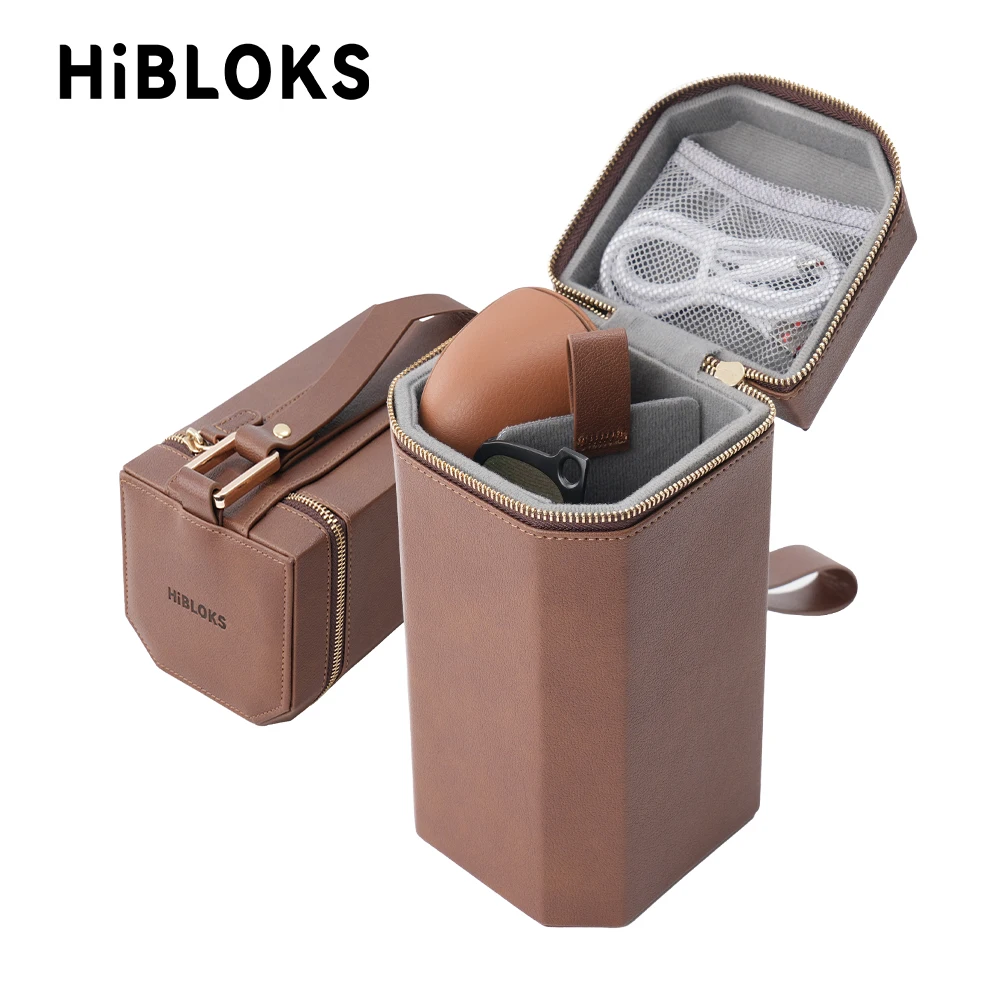 

HiBLOKS для RayBan Meta Wayfarer Skyler Headliner AI интеллектуальные очки портативная сумка солнцезащитные очки из искусственной кожи жесткая защитная коробка