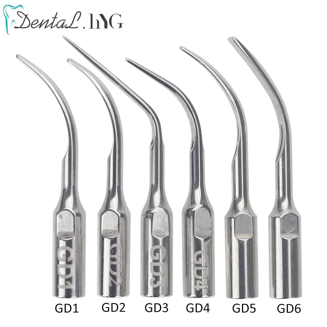 Dental Ultrasonic Scaler Tips Compatible With Satelec And DTE Dentista Dental Supplies Tools GD1,GD2,GD3,GD4,GD5,GD6