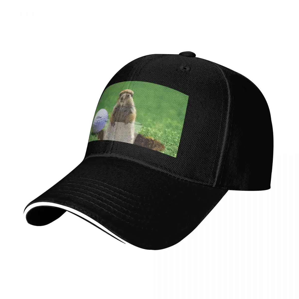 Gopher Golf Baseball Cap Sun Protection UPF 50+ Breathable Mesh Back Adjustable Buckle Closure