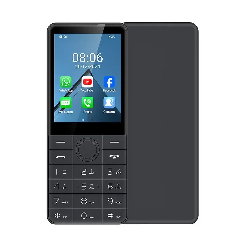 DOOV R77 4G Inteligentny Telefon Komórkowy z Klawiaturą Dotykową Android Bez Kamery 3GB+32GB Możliwość Dodania Kartki Pamięci 64GB Bateria 2100mAh Ekran 2.8“ Smartphone z Klawiaturą — zdjęcie produktu 11