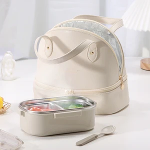 12-En çok satan, okul öğle yemeği çantası deri, №10