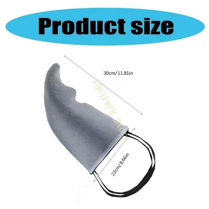 Shark Fin For Children Boy Girl Adult Cosplay Party Halloween Shark kostuum D08E