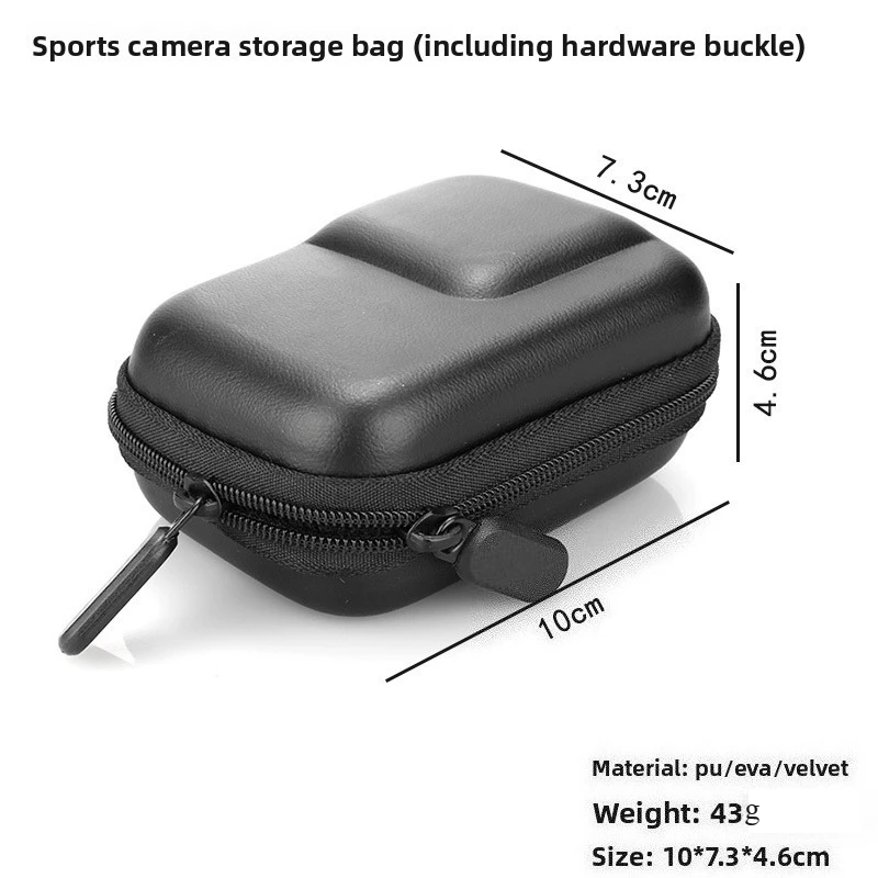 

Mini Storage Bag For DJI Osmo Action 5 Pro/4/3 Gopro13/12 Camera Half Open Quick Release Carrying Bag Protective Case