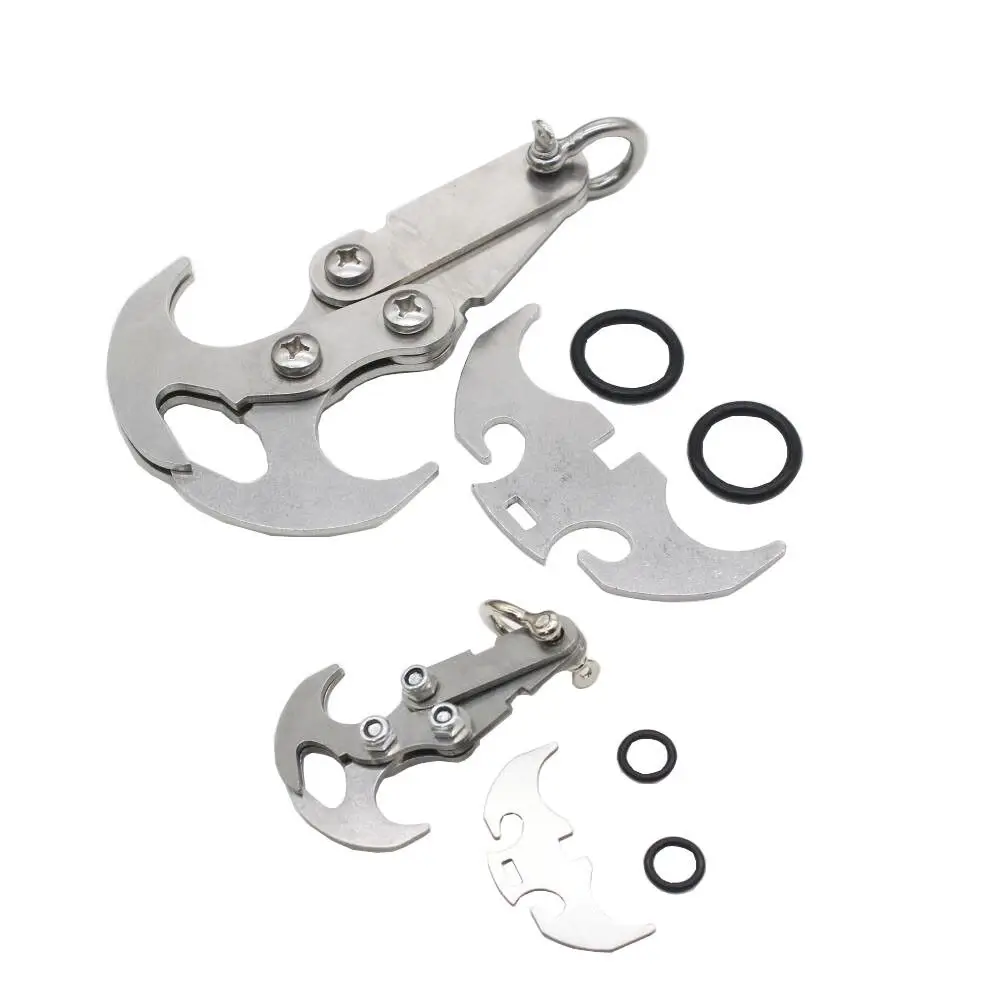 Stainless Steel Claw Hook Gravity Hook Outdoor Wilderness Exploration Climbing Survival Hook Flying Tiger Claw Climbing Hook