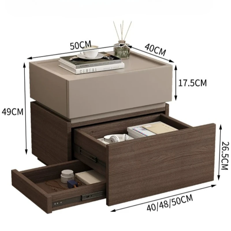 Home Modern Multifunctional Concealed Bedside Table Bedroom Nightstands And Side Tables Chest Of Drawers Nightstand Furniture