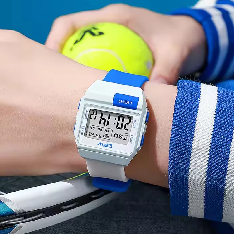 Orologio elettronico multifunzione personalizzato Studenti alla moda Orologi digitali impermeabili per ragazze Orologio sportivo per ragazzi Relojes Digitale