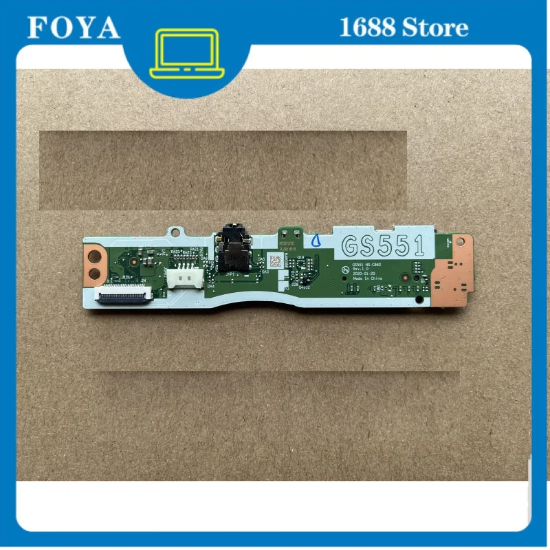 

Original For lenovo ideapad 3-15IML05 IIL IGL ITL USB SD CARD READER IO BOARD GS551 GS452/451 NS-C862 tested