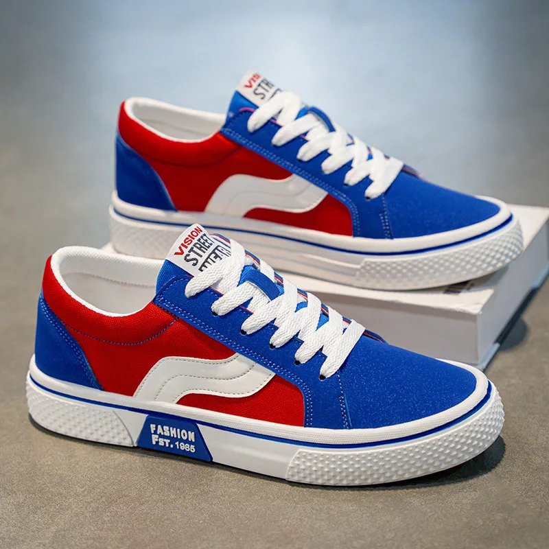 

Men's Soft Bottom Casual Sports Sneakers Summer New Men's Breathable Versatile Skateboarding Shoes Trend Fashion Canvas Shoes