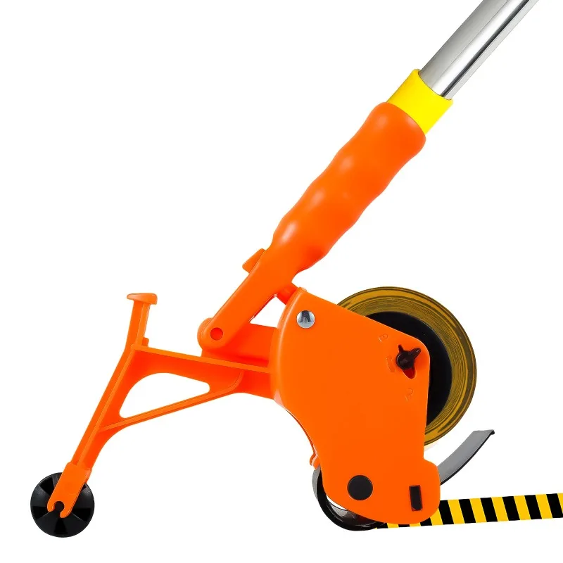 Manual Floor Tape Applicator Hand Push Masking Tape Dispenser Runner for Wall Packaging Warehouse Office Home