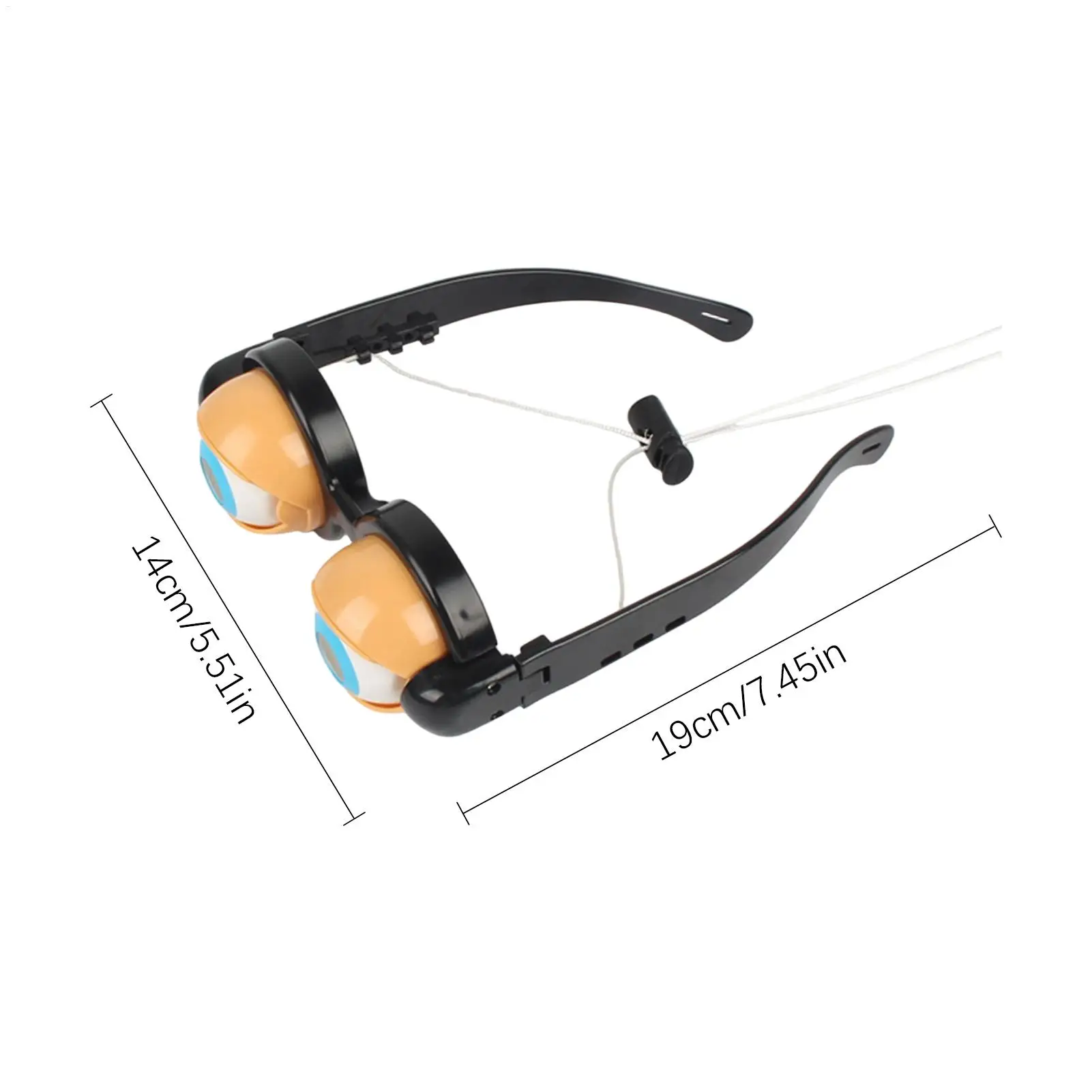 Occhiali divertenti Lampeggiante Scherzo Roba Giocattoli Scuotendo gli occhi Occhiali da sole Gag Puntelli per bambini Ragazzi Adolescenti Festa Vacanza Photo Booth Costume