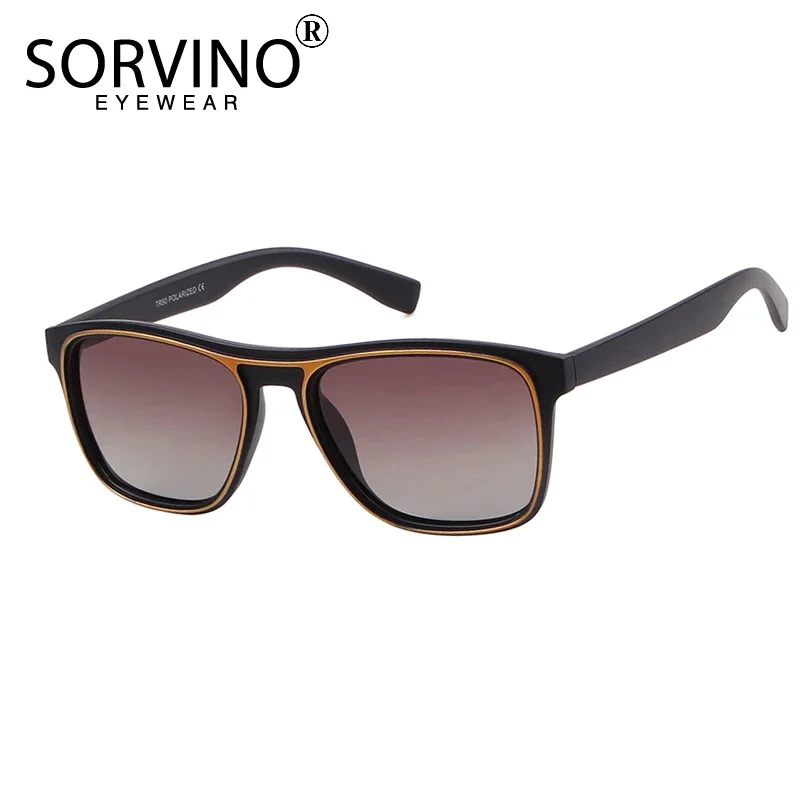 SORVINO Polarized Sunglasses Women Driving Classic TR90 Square Frame Sun Glasses Sunglasses for Men Outdoor Travel UV400 Eyewear