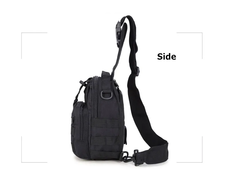 مقاوم للماء حقيبة صدر للرجال الخصر حزمة الرجال في الهواء الطلق التكتيكية الحقيبة Crossbody حقيبة كتف الرياضة السفر يقدم حزم فاني حزم للرجال