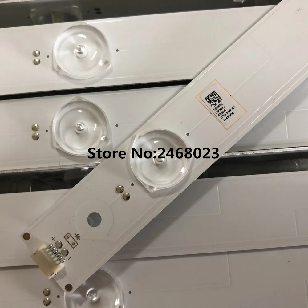 Tira de luces LED de iluminación trasera, accesorio para LED55EC620UA piezas HD550DU-B5 55H7C 55H7B 55H7B2 SVH550AF2_6LED_REV02_150410, 10 LC-55N6000U