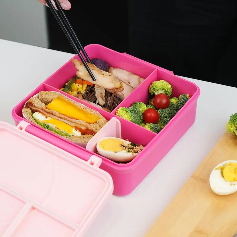 

Lunch Box For Kids Leakproof Lunch Storage Food Containers For Kids Portable Lunch Containers With Stainless Steel Soup Bowl For