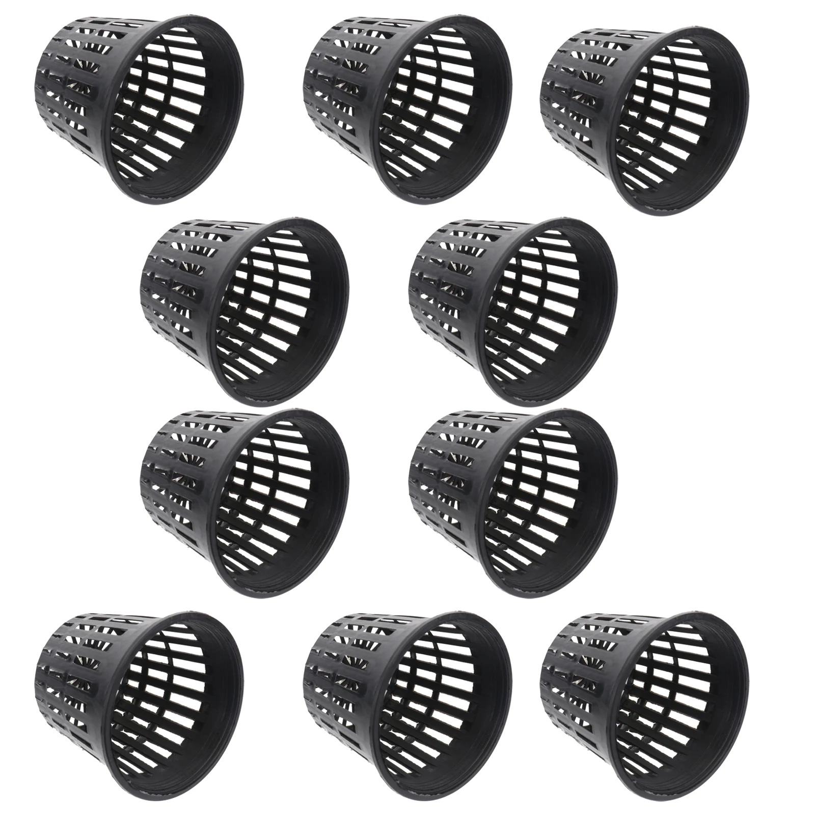 

10pcs Plastic Succulent Planting Pots Mini Mesh Basin For Hydroponic Garden Three-Dimensional Cultivation Reusable Flower Pot