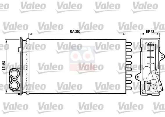 Store code: 883976 for heater radiator/GLI/GR/GR/SR air conditioning BINEK (imported)