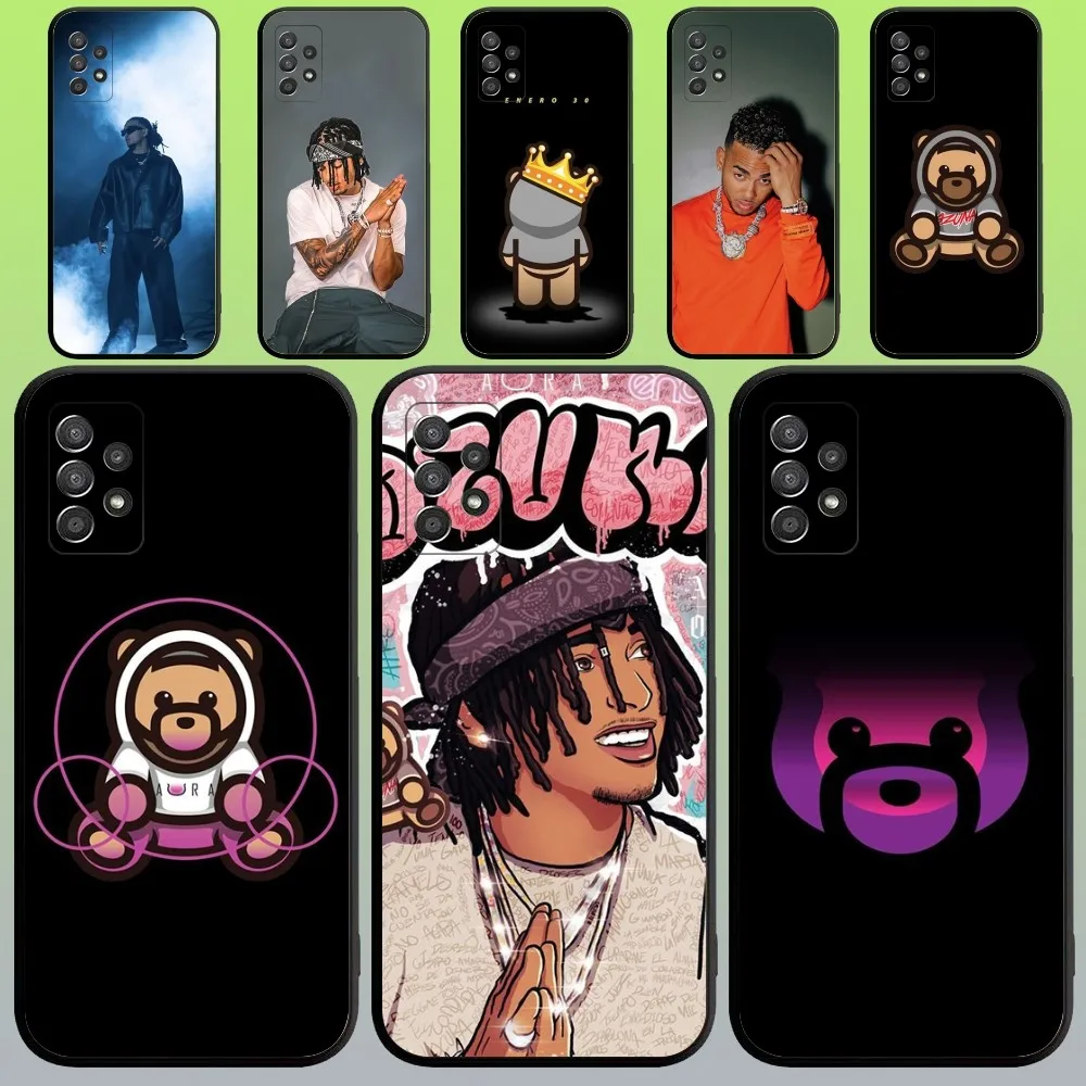 Ozuna Puerto Rico Singer Phone Case For Samsung Galaxy A20,A21s,A22,A31,A32,A52,A53,A72,73,A80,A91 Soft Black Cover