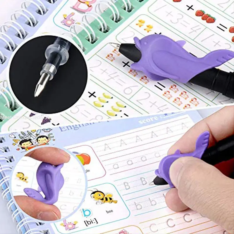 Spain SANK Copybooks Pen Magic Copy Book Free Wiping Children's Writing Sticker Practice Copybook For Calligraphy  Free Shipping