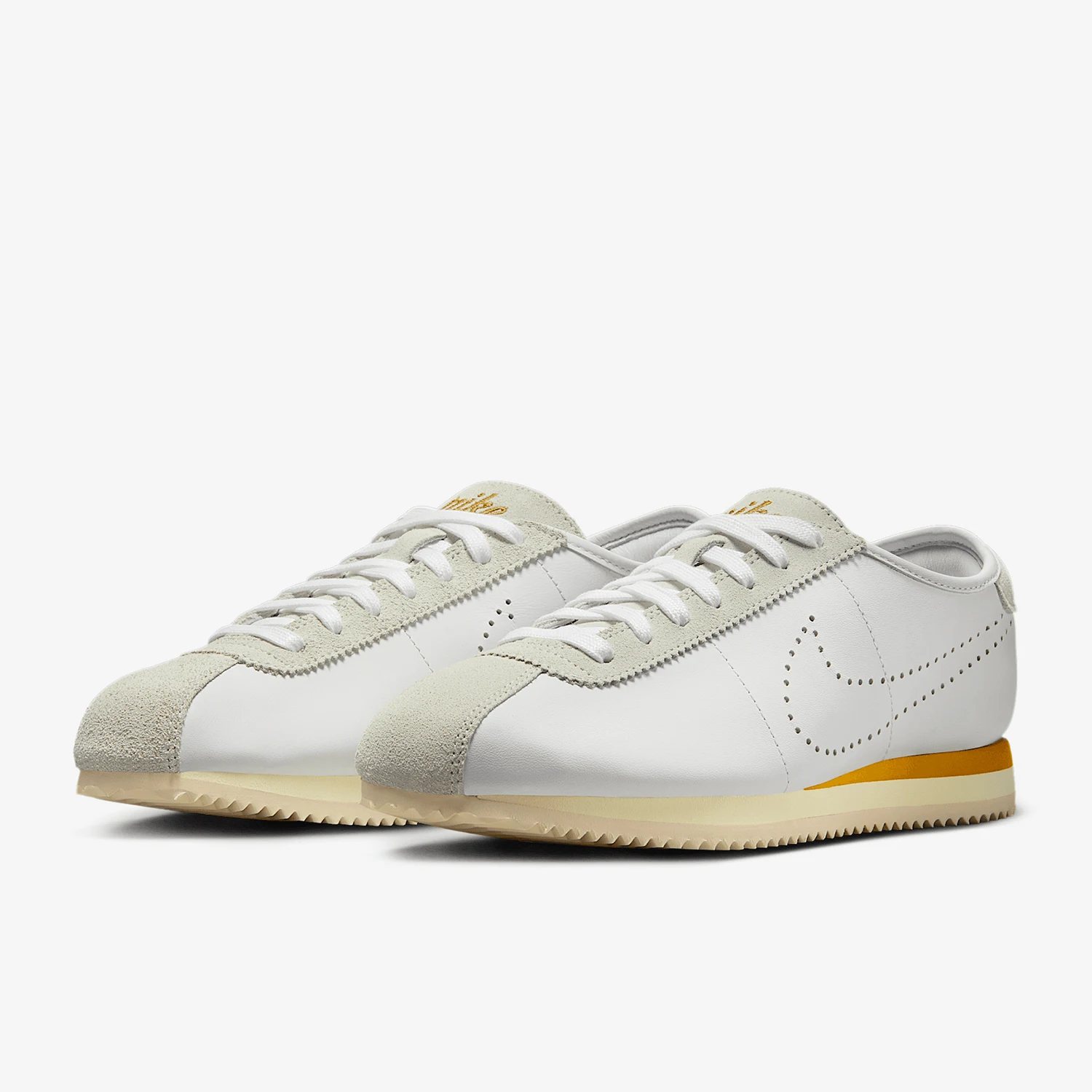 Nike Authentic Cortez Leather Zapatos deportivos acolchados y ligeros para mujer HQ1841-100