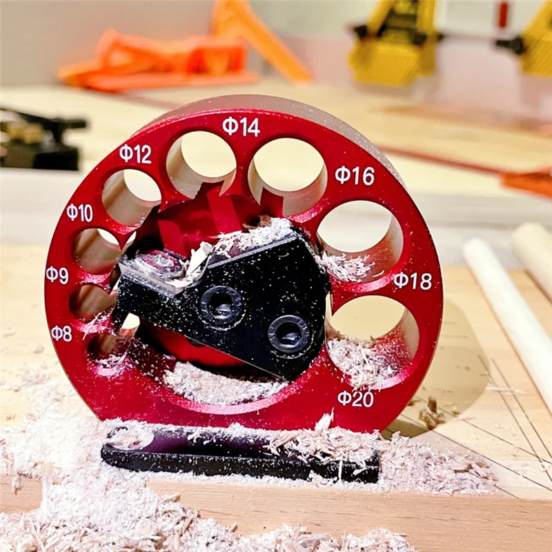 A43F-8-ثقوب صانع وتد عدة الرقصة 8 مللي متر-20 مللي متر النجارة الحفر الكهربائية طحن وتد قضيب مستدير أداة مساعدة