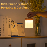 Hangable Touch Table Lamp RGB USB Rechargeable Night Light Desk Lamp Bedroom Decoration Kids Gift Dining Table Light Intelligent