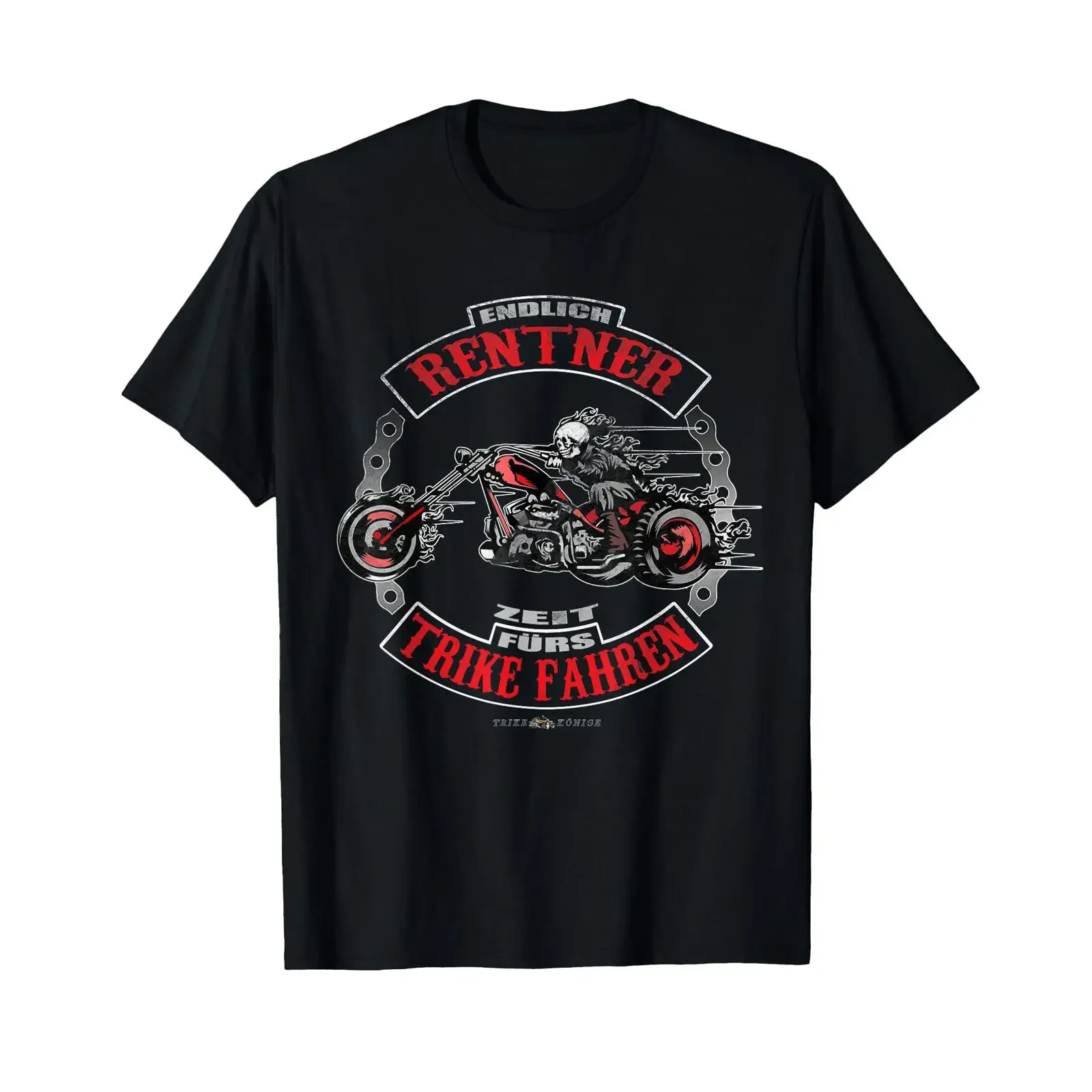 The Trike Retiree cool design in vintage look T shirt vintage Washed Versatile Slightly Stretched Stylish Comfortable Unisex
