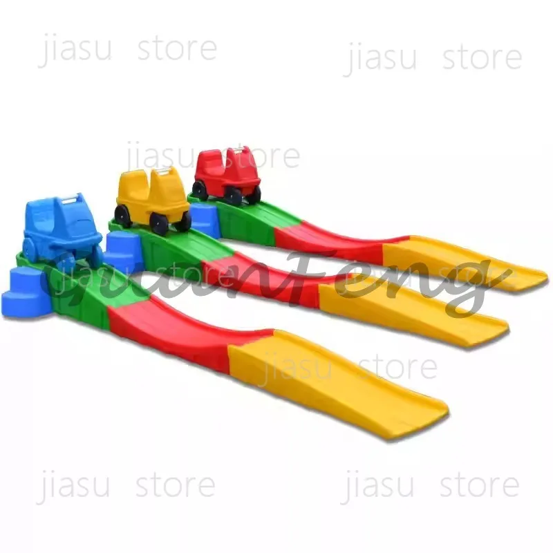 Up & Down Roller Coaster Kids Toy, Ride on Push Car, Indoor/Outdoor Playset ,Compact Storage, Max Weight