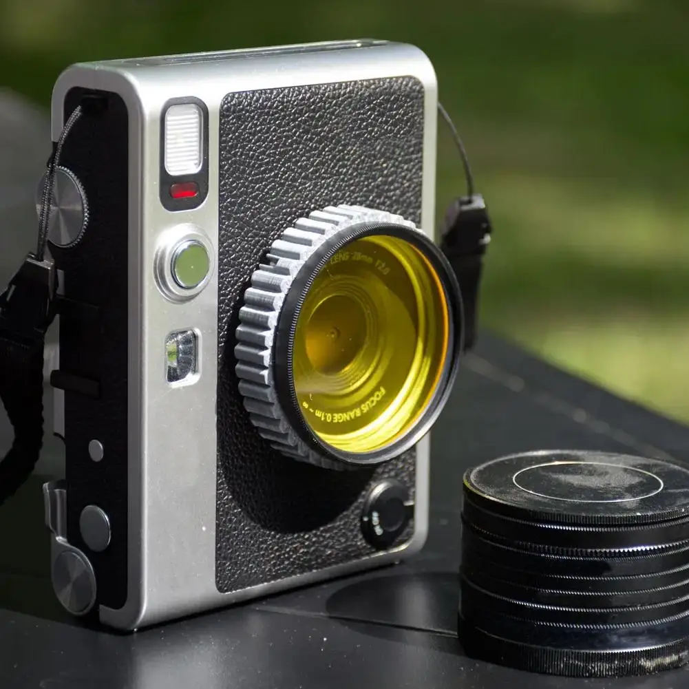 For Instax Mini Evo Camera Lens Filter Adapter 49mm Adapter Mount 3D Printed Accessories