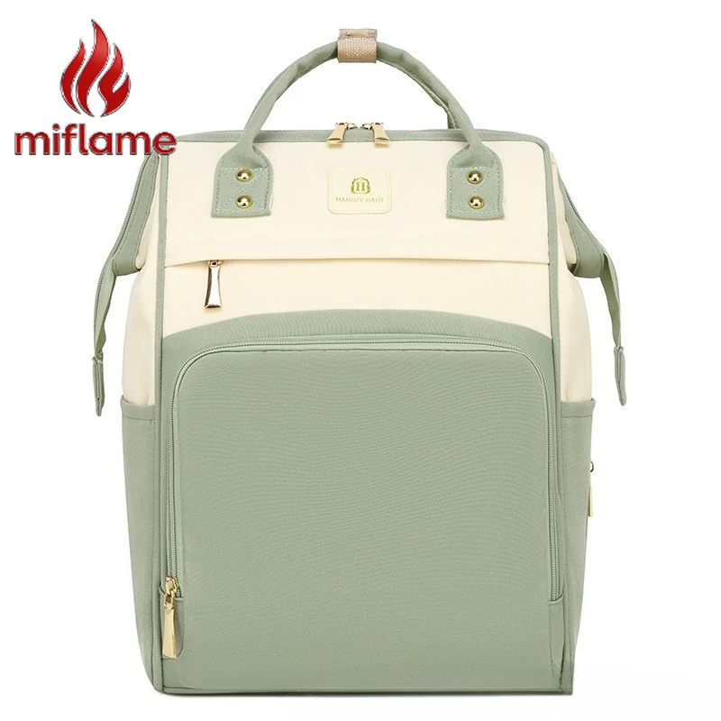 

Luxury Backpack Diaper Bag for Moms Large Capacity Waterproof Purse Handbag with Stroller Hooks New Season Outing