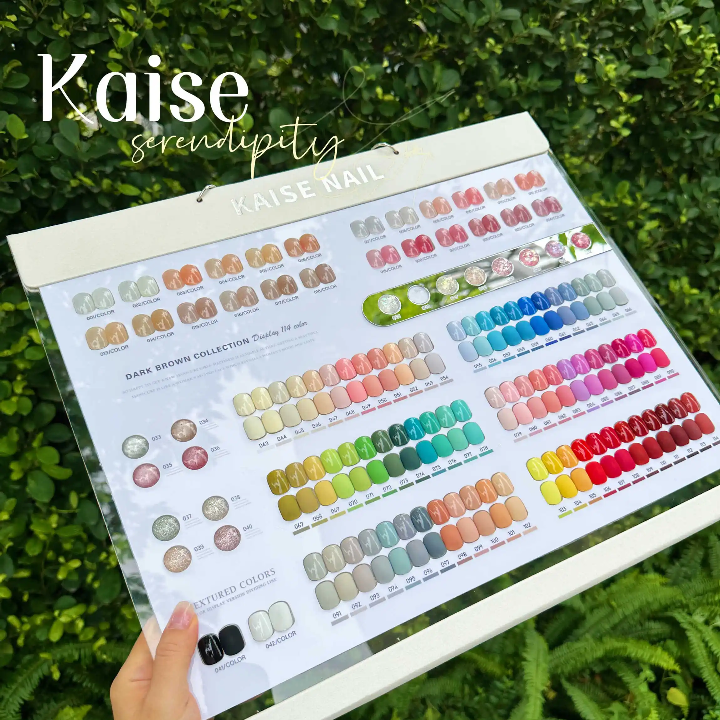 KAISE Multicolor 114 colors Nail gel Nail salon 2024 New Professional Hot sale Non-toxic UV gel Fashion Nail Art Kit Wholesale