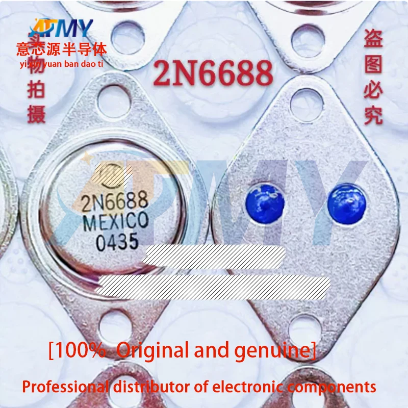 

2N6688 2N6678 2N6766 Gold Seal Transistor TO-3 Iron Cap Triode