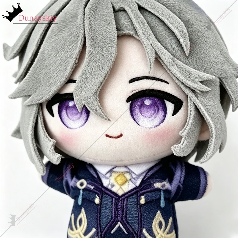10cm Genshin Impact Mitya Plush Doll Pendant Present Soft Keychain Mitya Cosplay Stuffed Toys Bag Halloween Collects XMAS Gift view 5