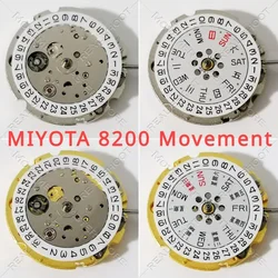 Miyota 8200ムーブメント時計アクセサリー、シングルカレンダー、ダブルカレンダー、8205、8215、オリジナルブランド、新品