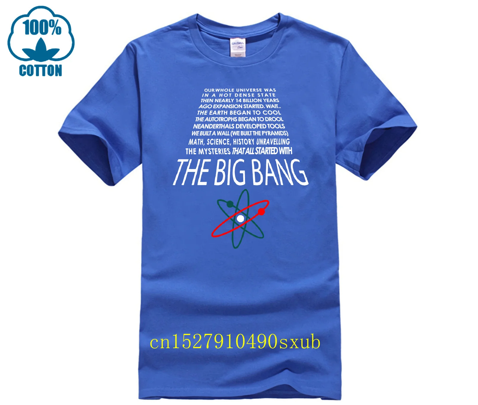 The Big Bang Theory Song Retro Vintage Hipster Unisex Tshirt 511 man\'s t shirt tee