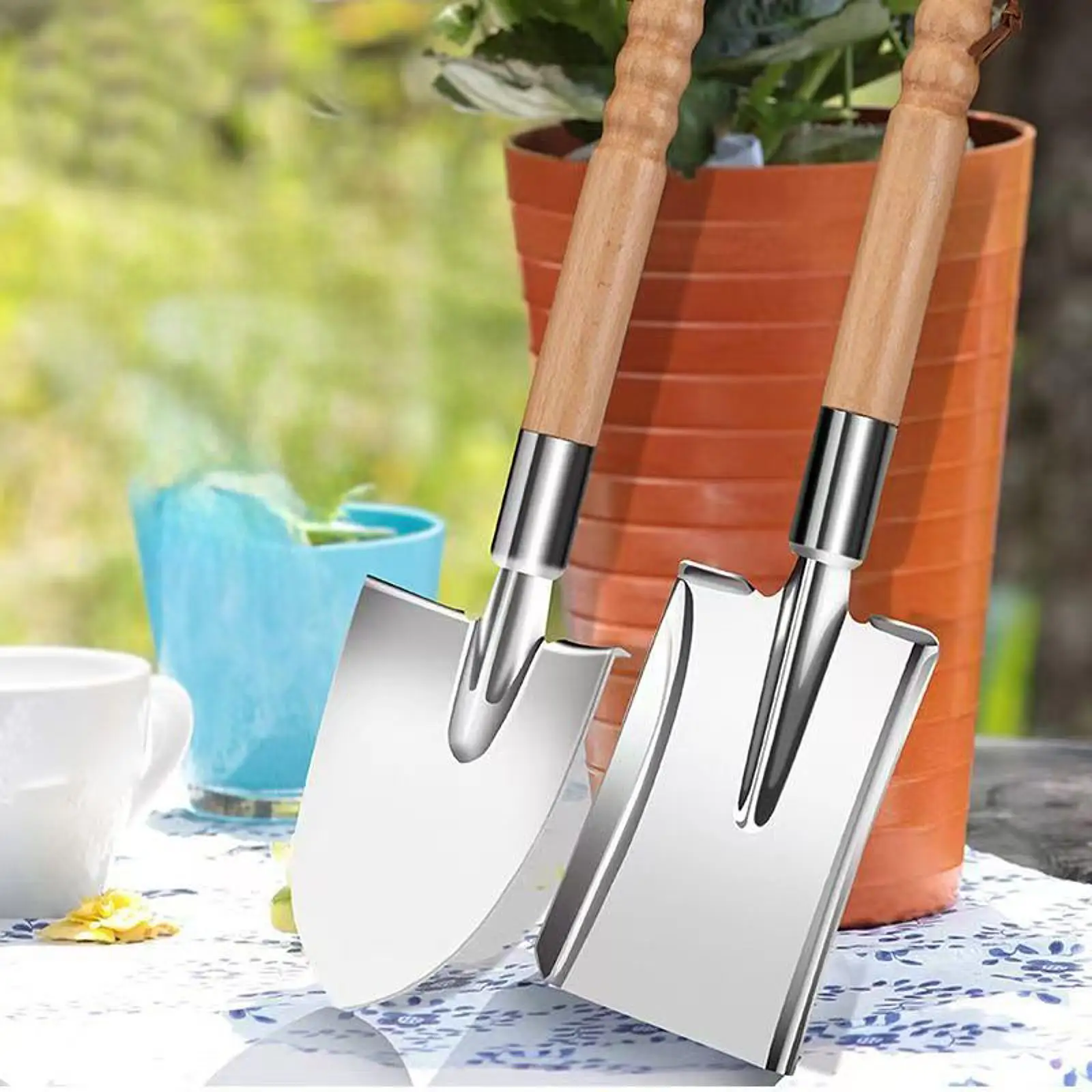 

Садовая лопата из нержавеющей стали, ручной инструмент для посадки, ручной садовый инструмент, инструмент для копания, прополки, кемпинга, фермы на открытом воздухе