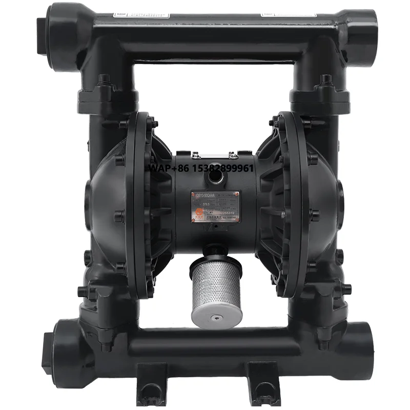 

QBY3-50Q Low Pressure Iron Pneumatic Diaphragm Air Pump OEM Customized 2inch Outlet Oil Sewage Paint Glue Application