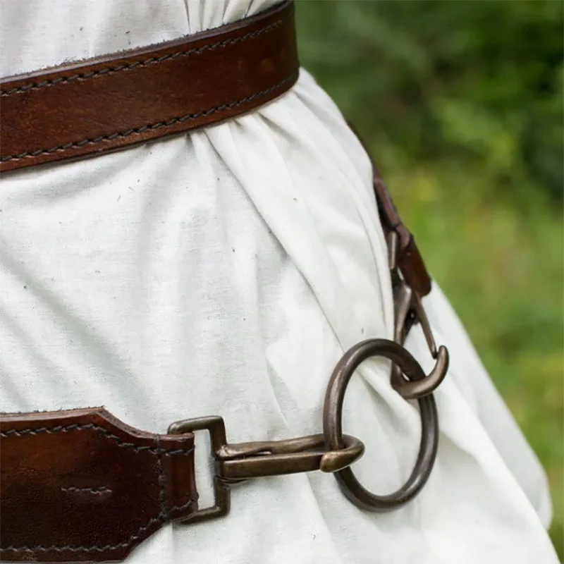 Support d'épée steampunk médiéval pour hommes et femmes, anneau en cuir, ceinture, Viking 7.5, chevalier ate, accessoires de cosplay, accessoire GN, costume
