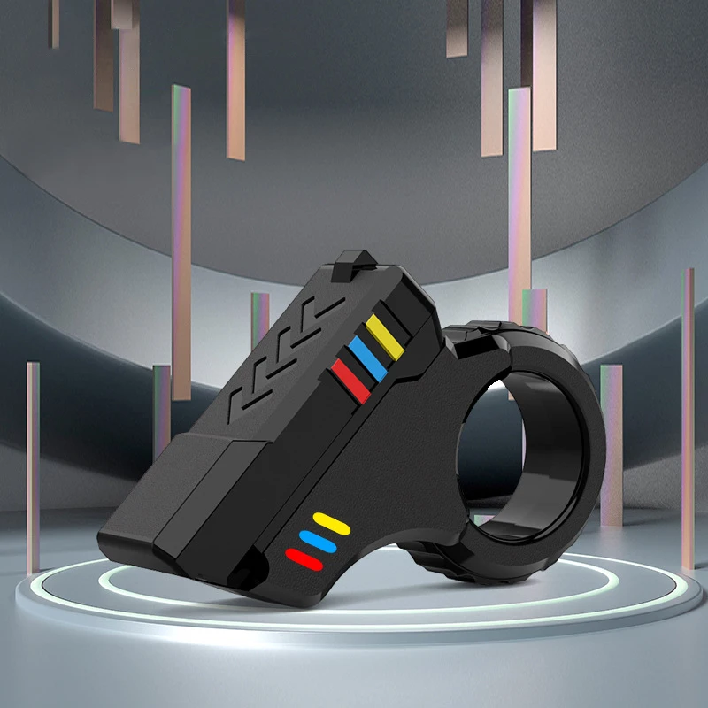 ラチェット機構フィンガースライダー フィジェットトイ オフィスの圧力軽減用 テクスチャードタッチで3Dプリント