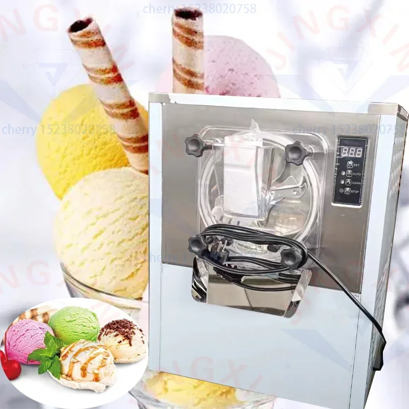 Ice Cream Maker Commercial Cylinder Gelato Hard Serve Ice Cream Maker For Sale