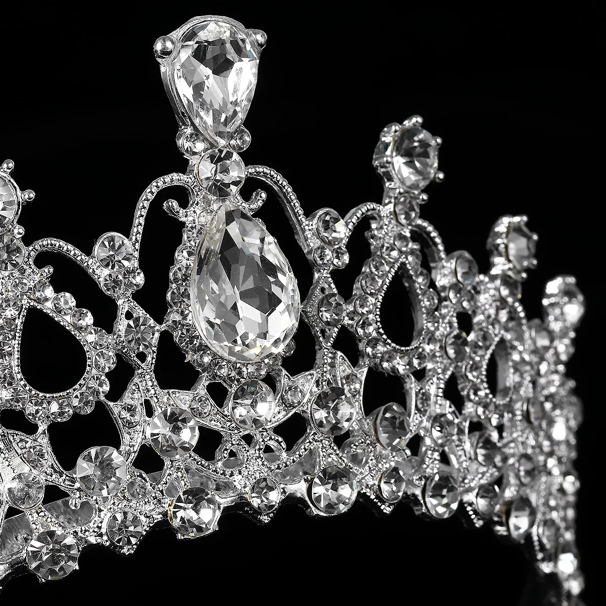 Tiara coroa cabeça banda diamante casamento headpiece tiaras cristal noiva noiva o