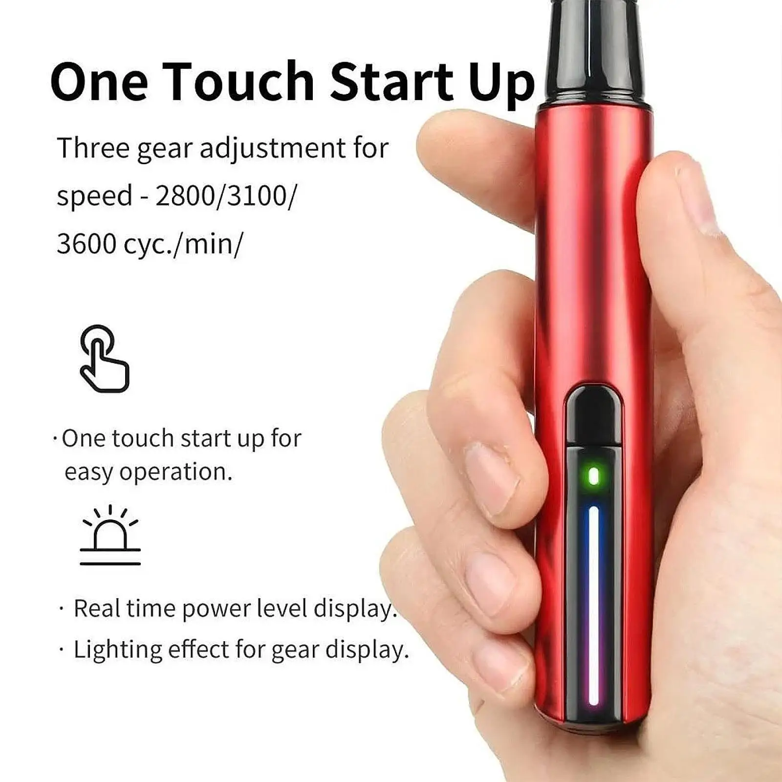 آلة الصنفرة الترددية DIY صياغة قبضة مريحة هدية قلم الصنفرة الكهربائية