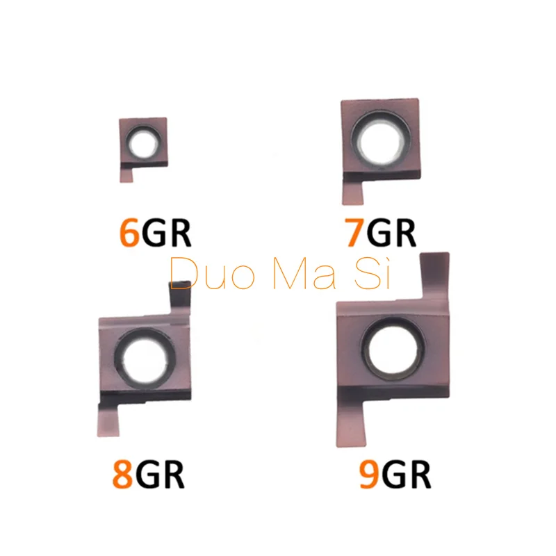 HOT 10pcs 6GR 7GR 8GR 9GR inserto per tornitura in metallo duro con scanalatura interna 7GR 8GR 9GR 100/150/200/250/300 utensili per tornitura per scanalatura SNGR Steel