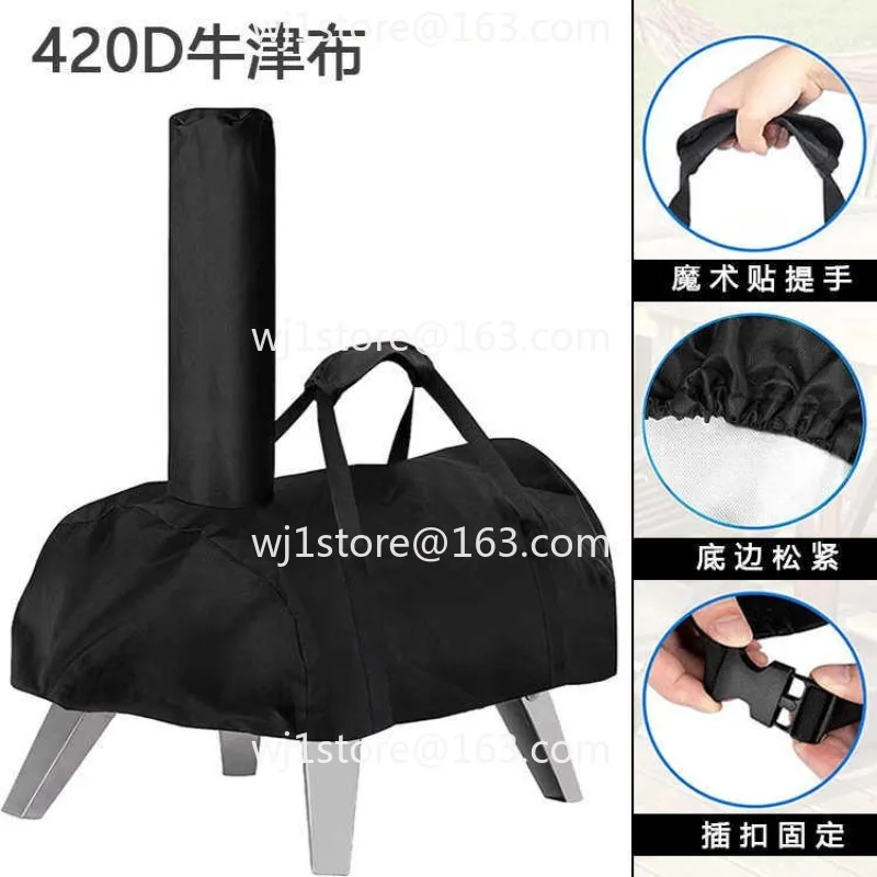 

Hand cover waterproof, pizza dustproof outdoor 420d oven