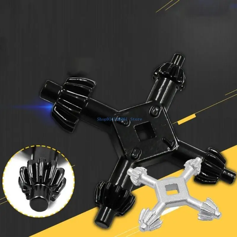 

H05E Multi function 4 In 1 Drill Chuck Key Durable and Versatile Tool Fit 4Sizes
