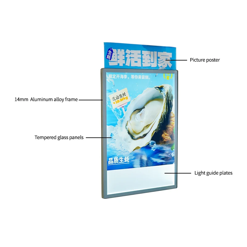 Ultra-thin led light box modern wall painting light modern advertising light box